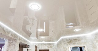 Натяжной ПВХ потолок Коркино, цена от 2135 руб.